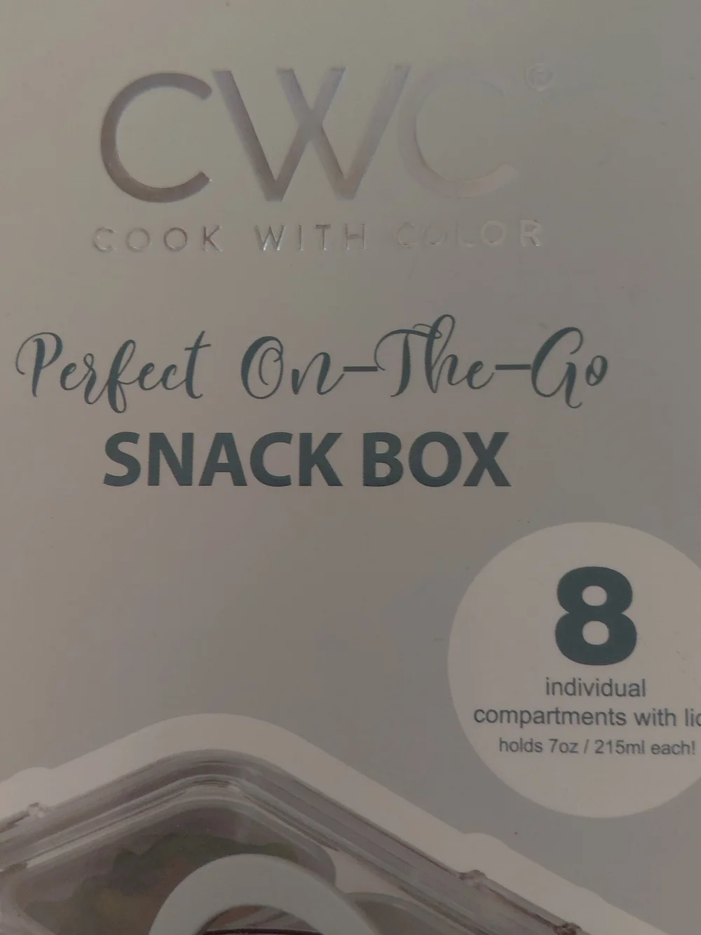 CWC Cooking With Color Storage Containers - Set of 2  White - Picture 4 of 11
